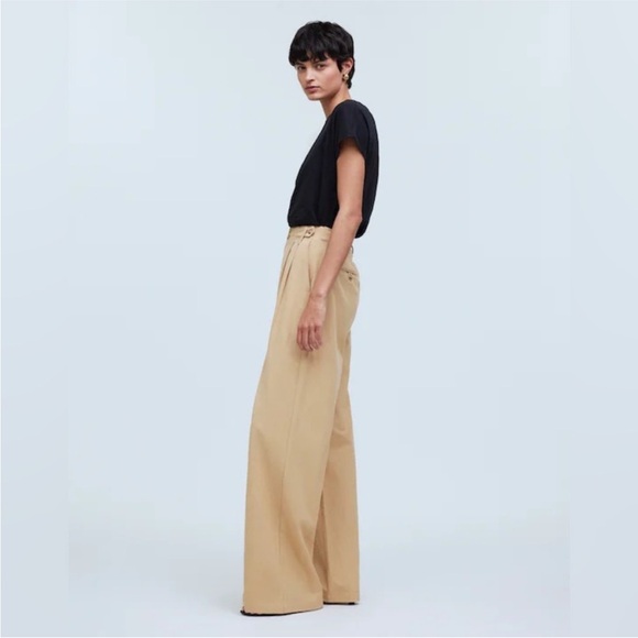 Madewell Harlow Wide Leg Trousers, Size: 8 - Picture 2 of 9